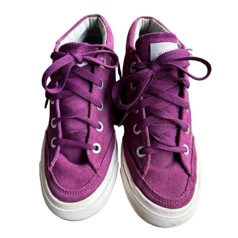Nike Go Chukka Sneakers Shoes Magenta Purple Suede Mid Top Active Womens 5.5 - Picture 3 of 9